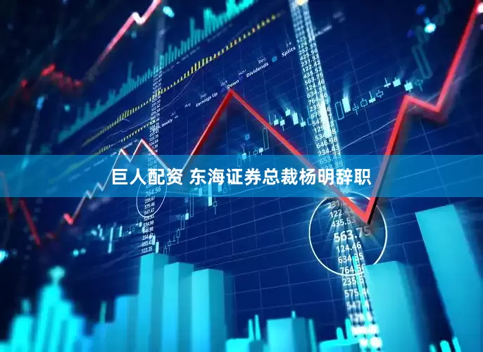 巨人配资 东海证券总裁杨明辞职
